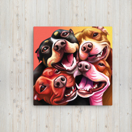 "Together, We Can Make a Difference" - Canvas Art 12"x12"